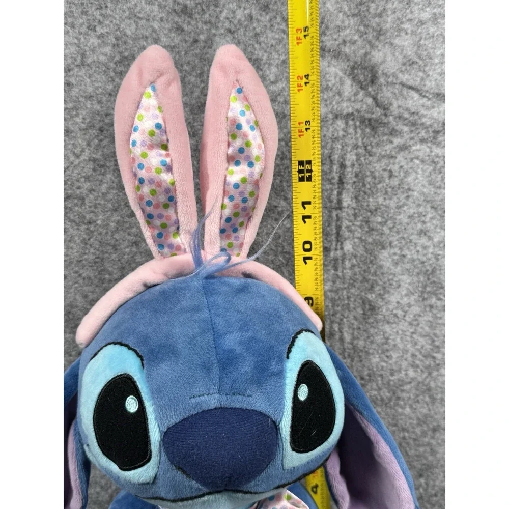 Disney Store Plush Lilo & Stitch Easter Bunny W/ Ears & Bow 2023 Edition‎